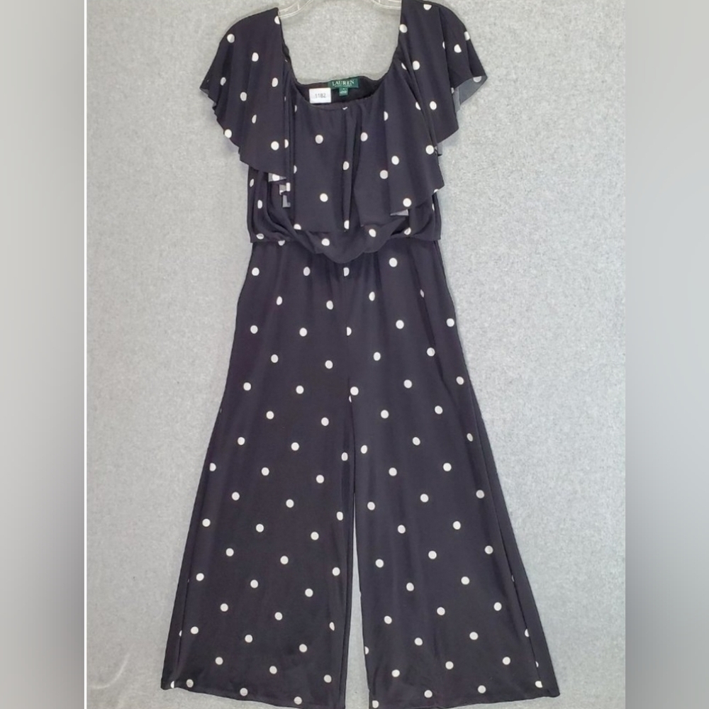 Lauren Ralph Lauren Off Shoulder Jumpsuit
